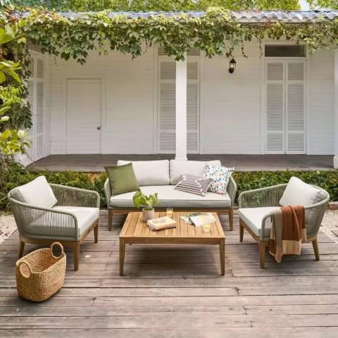 Teak Outdoor Lounge Furniture Set