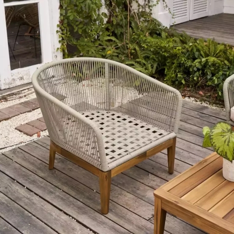 Teak Outdoor Lounge Furniture Set