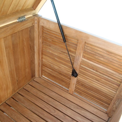 Teak storage chest